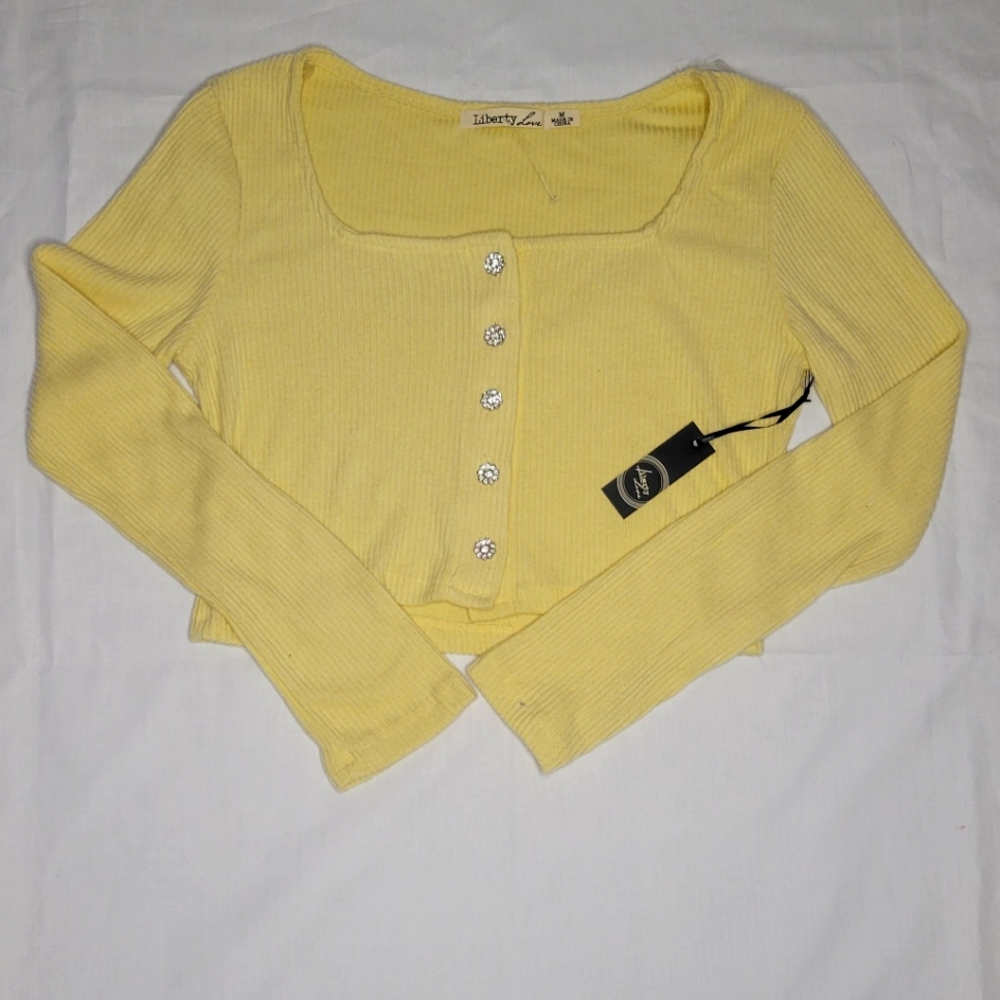 Yellow long sleeve shirt